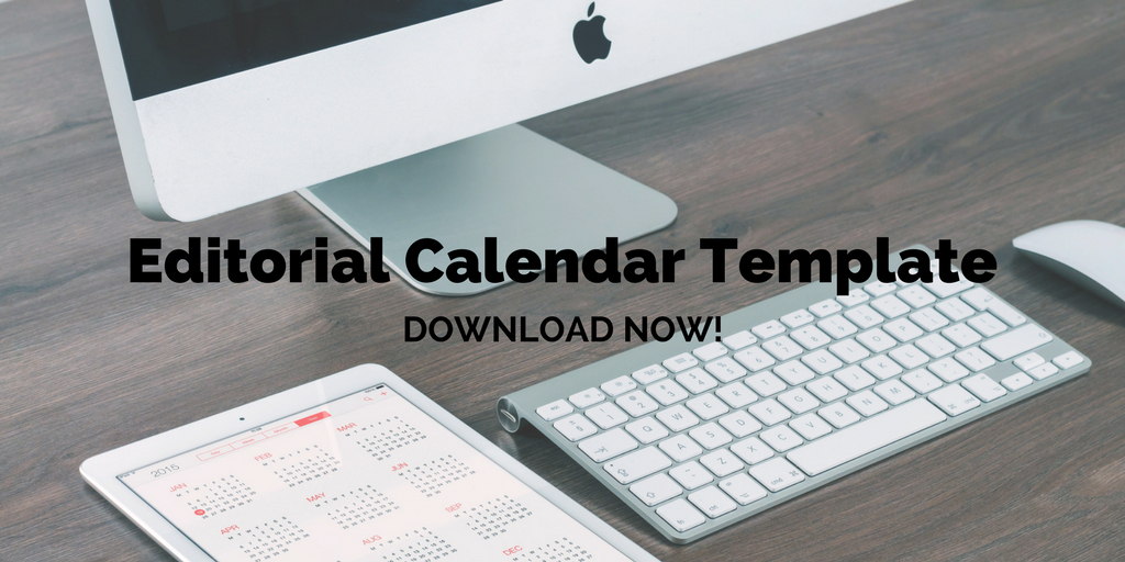 editorial calendar template