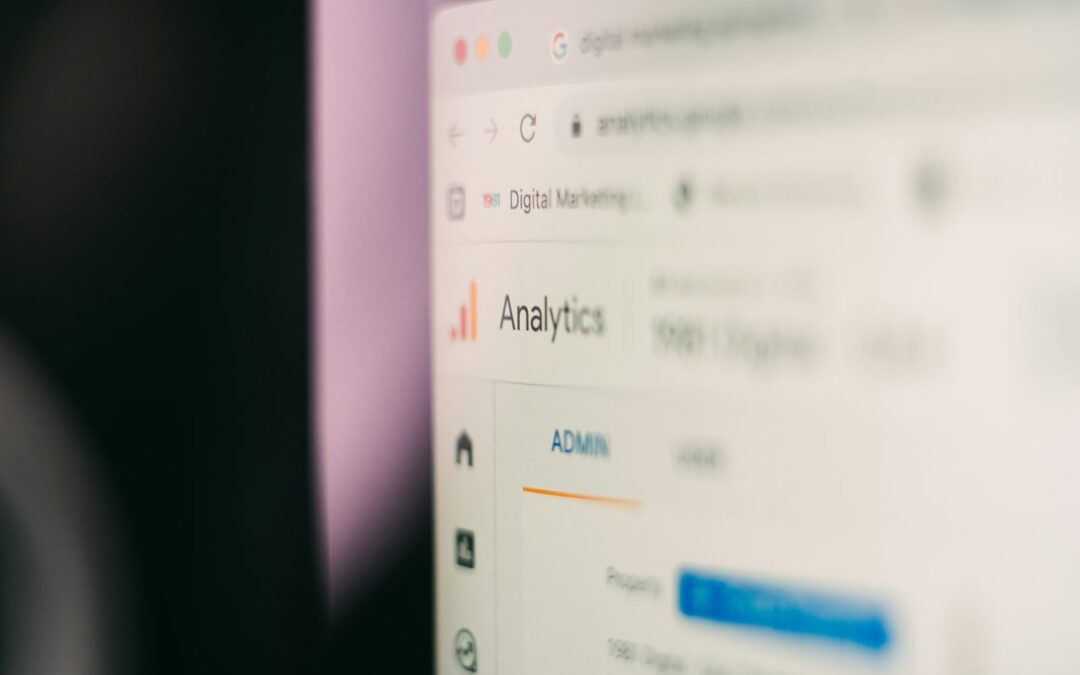 Google Analytics dashboard open in a web browser